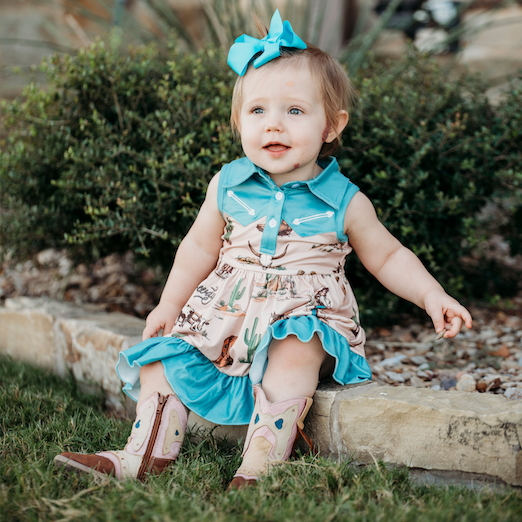infant cowgirl dress cowgirl in lace