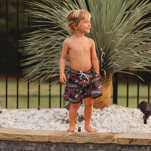 Rodeo Road Boys Swim Shorts, Size 6-7T (Sold pack of 2)