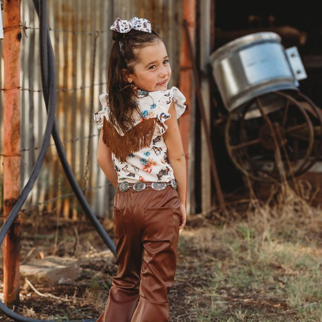 Ranch Hand SS Pearl Snap Shirt, Size 3T-5T (Sold pack of 6)