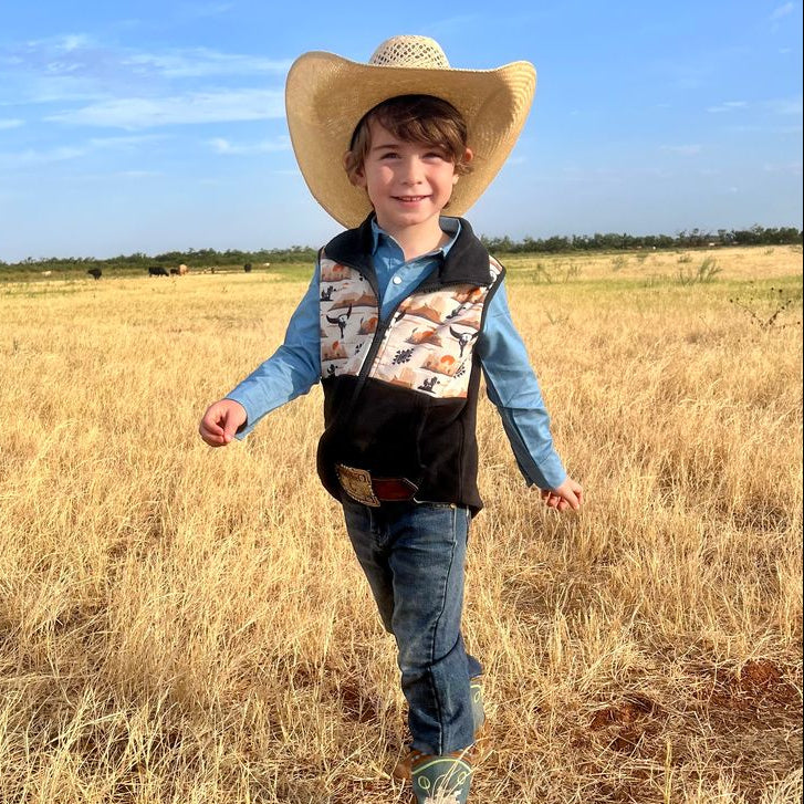 Desert Sky Fleece Vest, 6-7 (Sold pack of 2)