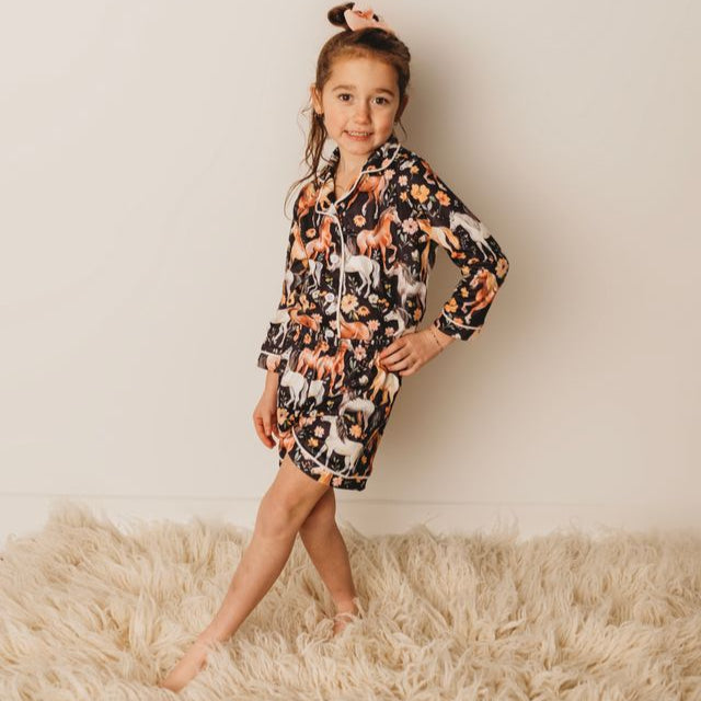 Horsing Around Girls PJ's, 6-7 (Sold pack of 2)