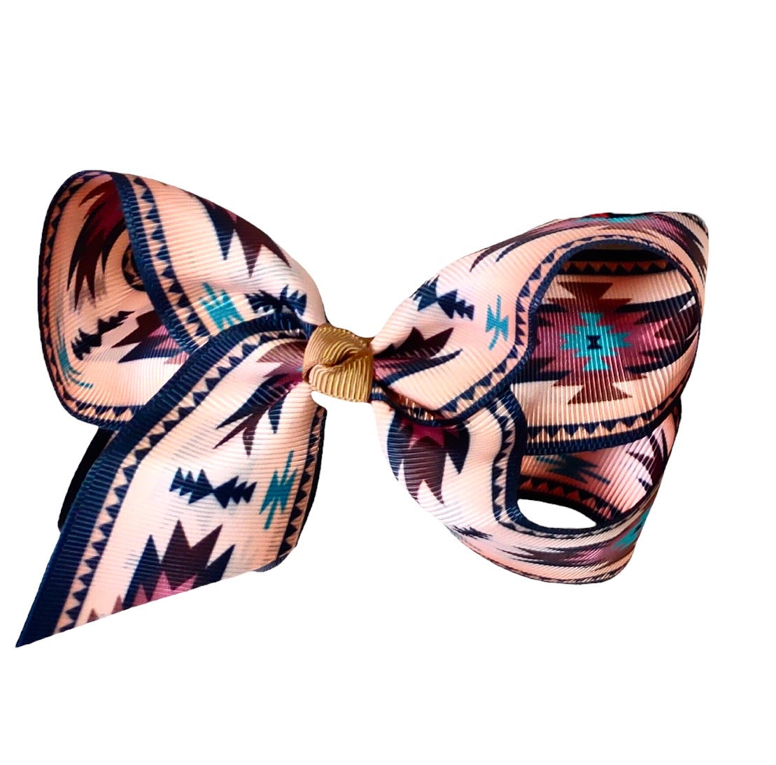Cream Aztec Bow (Sold pack of 6)