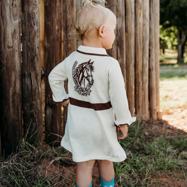 Horseshoe Sweater Dress, Size 0M-5T (Sold pack of 6)