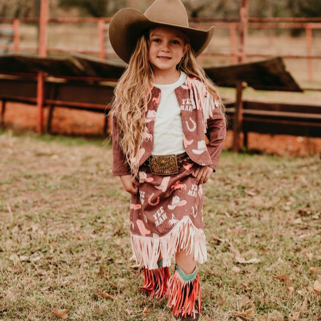 Yeehaw Cowgirl Set, Size 6-7 (Sold pack of 2)