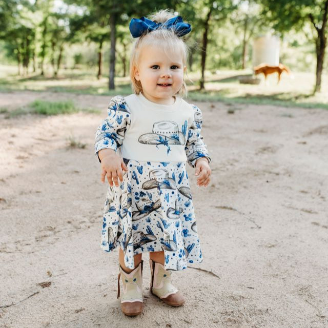 Rancher Cowgirl Graphic Dress, Size 0M-5T (Pack of 7)