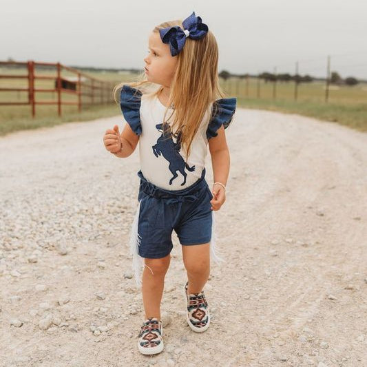Raring Horse Onesie, Size 0-2T (Sold pack of 8)