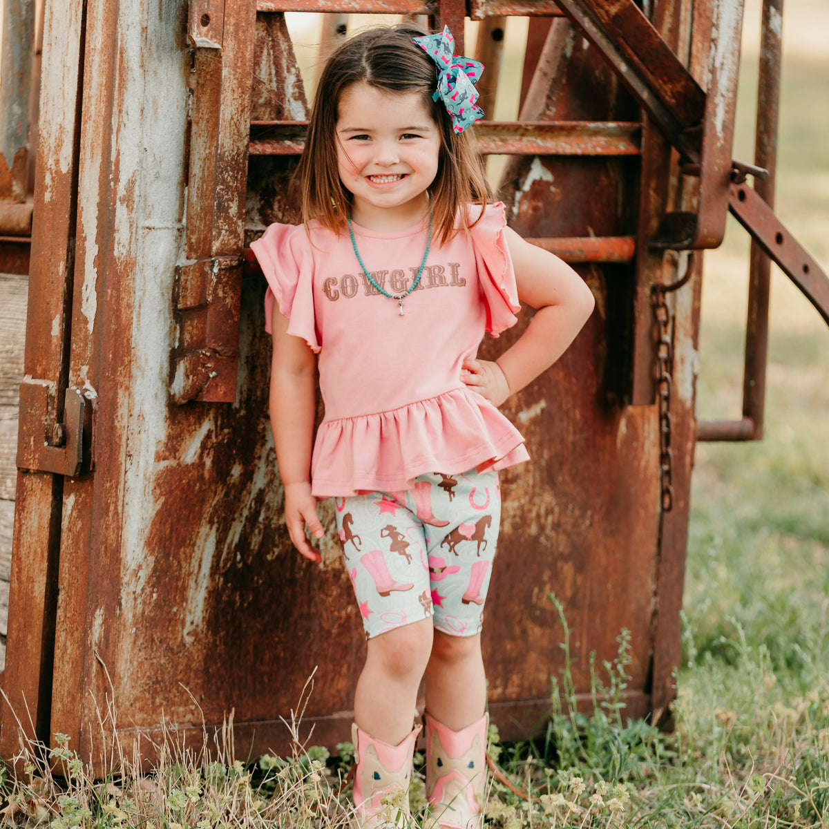 Pink & Turq Set, 0-5T (Sold pack of 7)