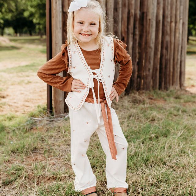 Desert Horizon Pants & Vest Set, Size 0M-5T (Sold pack of 6)