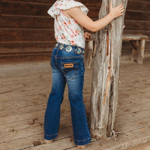 Girl's Trouser Jeans, 0M-5T (Sold in pack 6)