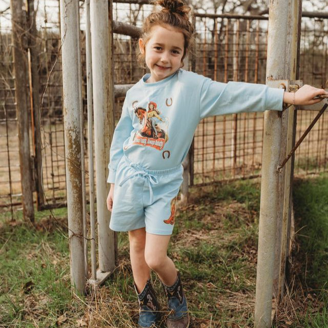 Sometime Fancy, Always Ranchy Sweats Set, Size 0M-5T (Sold pack of 6)