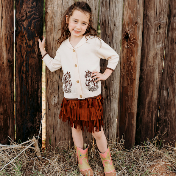 Horseshoe Sweater, Size 6-7 (Sold in pack of 2)