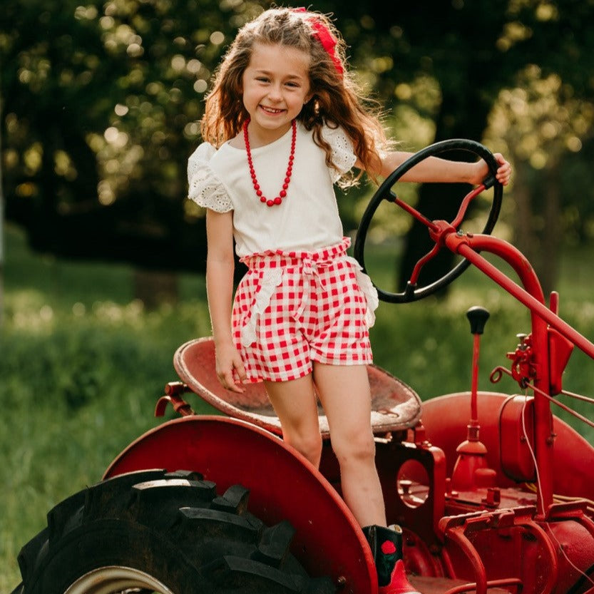 White Vintage Shirt, 3T-5T (Sold pack of 6)