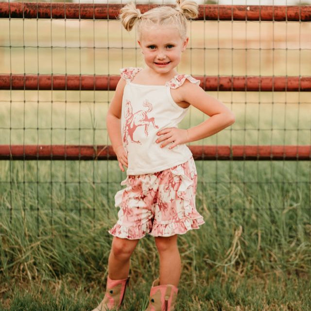 Plaid Bucking Horse Set, Size 6-12M-5T (Sold in pack 6)
