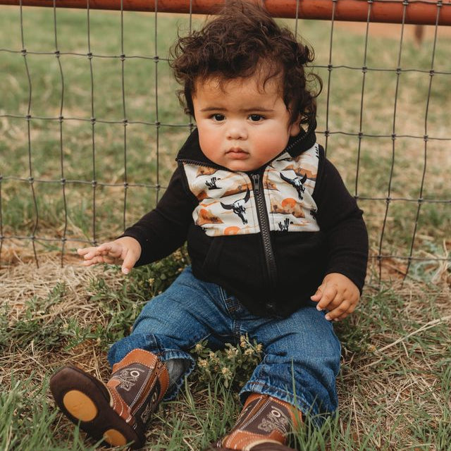 Desert Sky Fleece Vest, 0M-5T (Sold pack of 6)