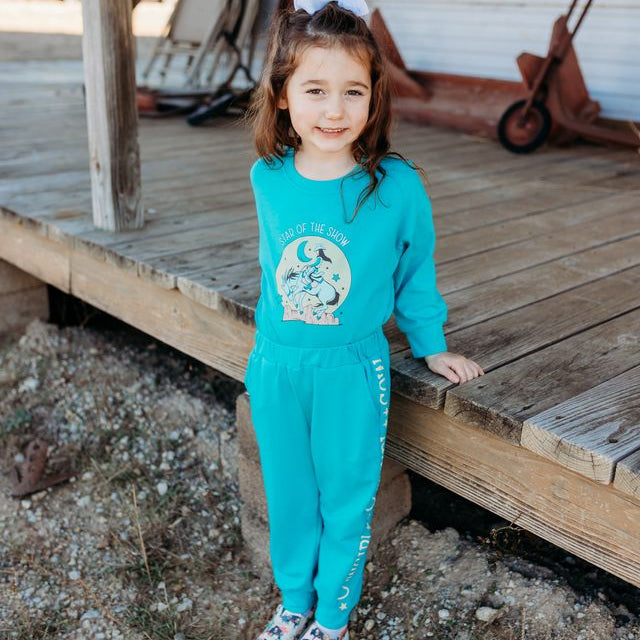 Star of the Show Sweatpants Set, Size 0M-5T (Sold pack of 6)