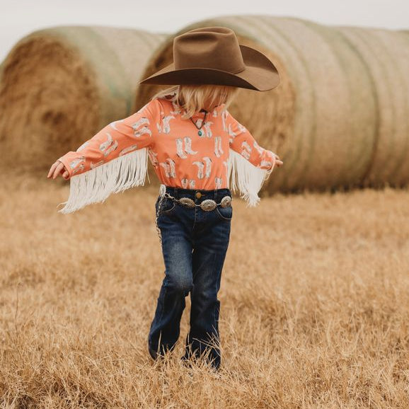 Girl's Trouser Jeans, 0M-5T (Sold in pack 6)