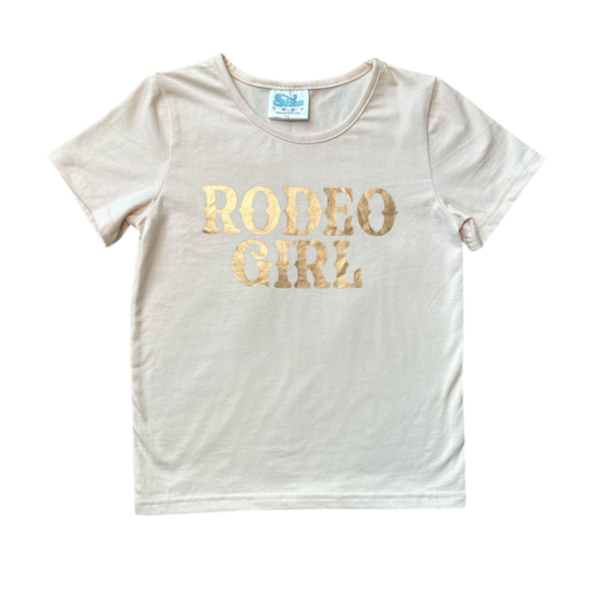 Rodeo Girl SS Tee, Size 0M-2T (Sold pack of 6)