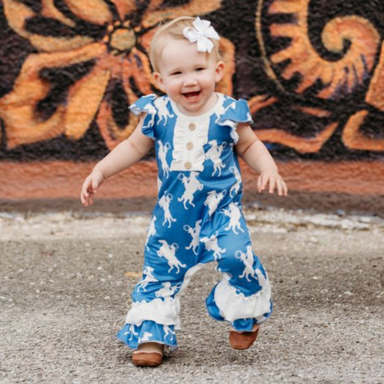 Raring Horse SS Romper, Size 0-2T (Sold pack of 8)