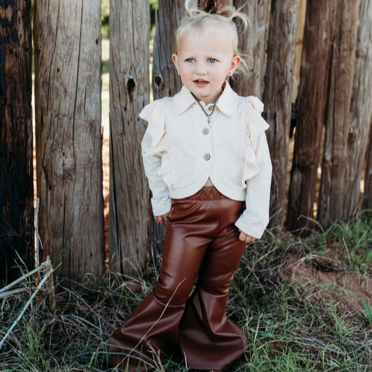 Horseshoe Ruffle Jacket, Size 0M-5T (Pack of 6)