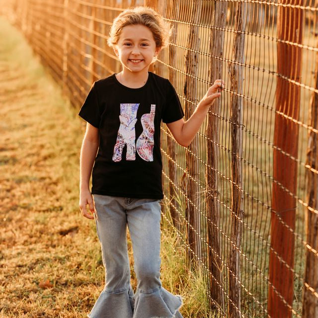 Guitar SS Tee, Size 6-7 (Sold pack of 4)