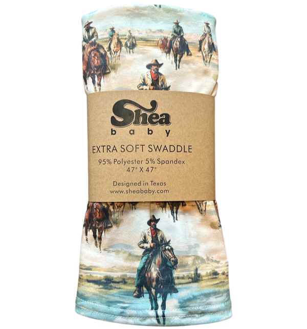 Sunrise Cowboy Swaddle (Sold pack of 2)
