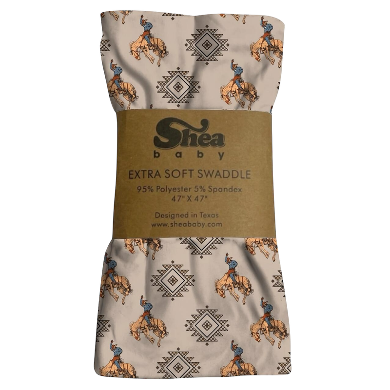Aztec Bucking Horse Swaddle (Sold pack of 2)