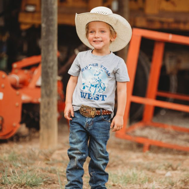Wilder Than The West Shirt, Size 6-7T (Sold pack of 4)