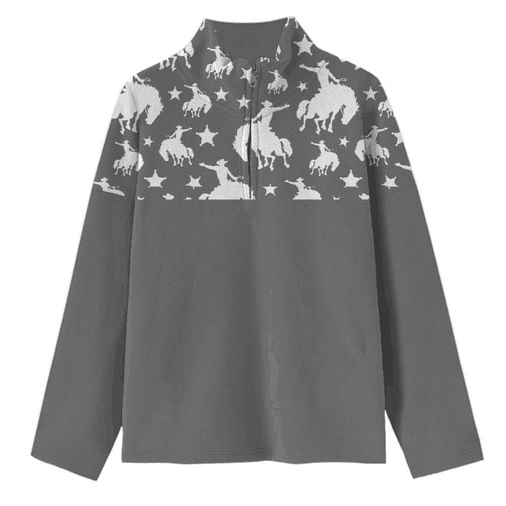 Star Bronc Fleece Zip Up, 6-7 ( Sold pack of 2)