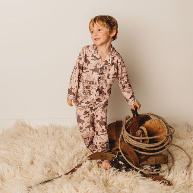 Western Rodeo Boys PJs, 6-7 (Sold pack of 2)
