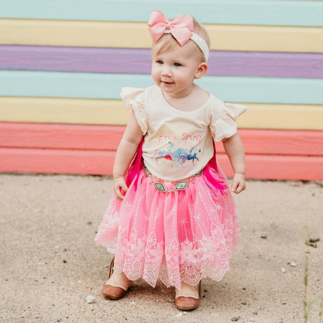 Free Spirit Fringe Onesie, Size 0-2T (Sold pack of 8)