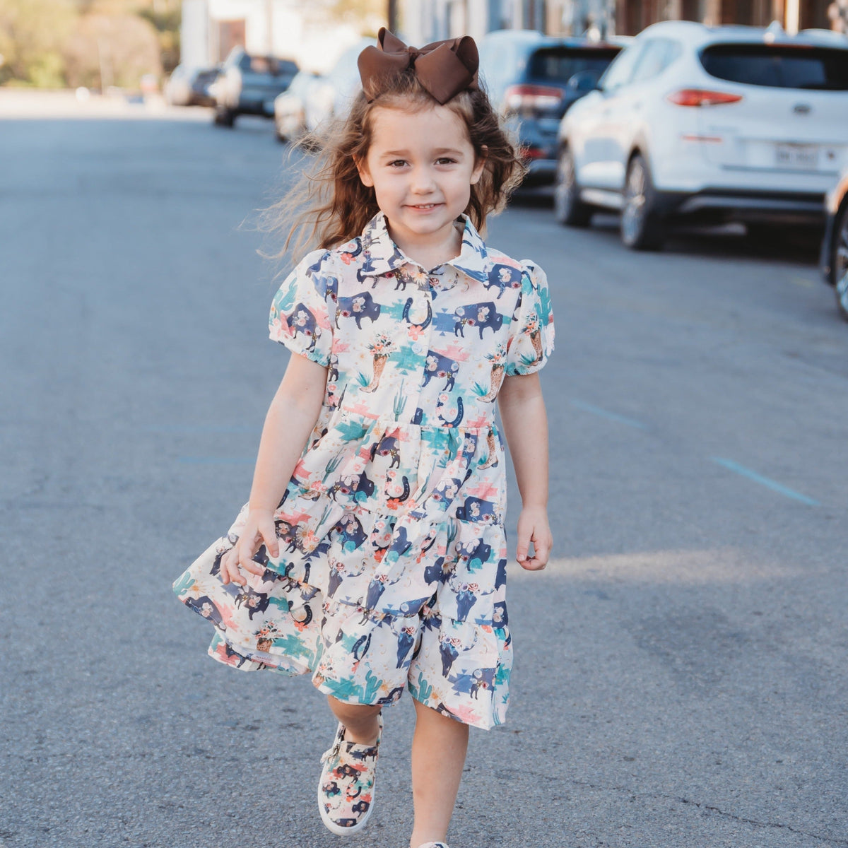 Wild Buffalo Flow Dress Size 6-7 (Sold in pack of 2)
