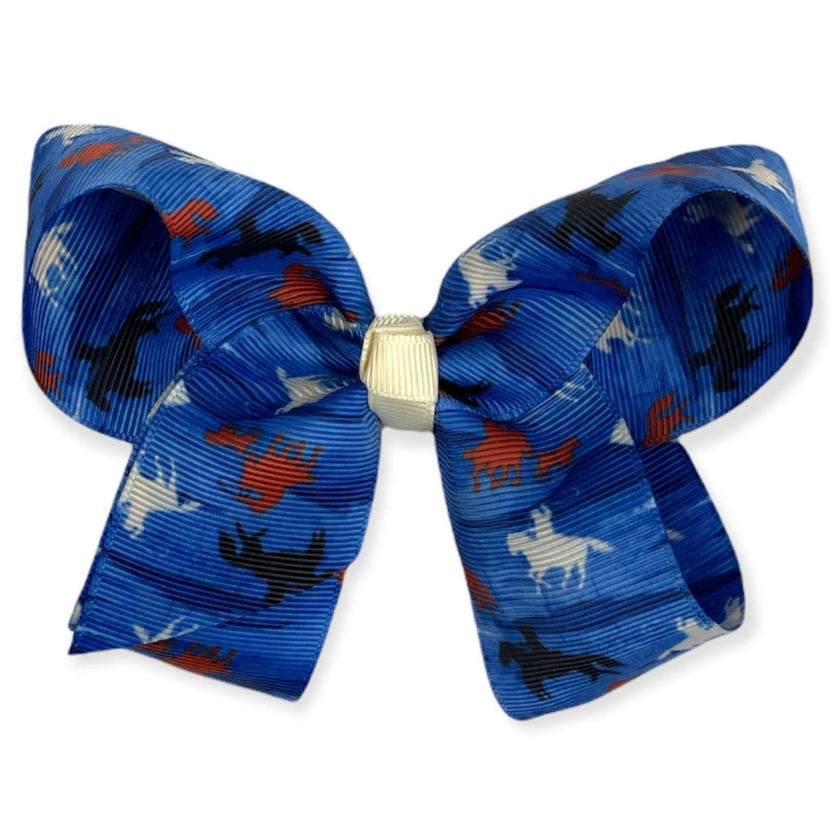 Blue Running Horse Bow (50% off WSP, Pack of 6)