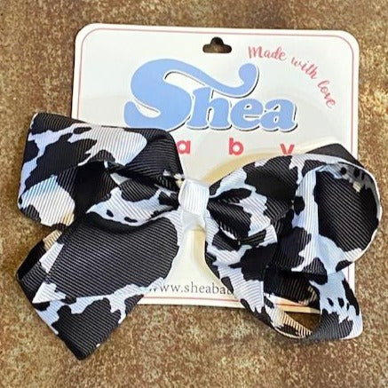 Cowprint Bow (Sold pack of 6)