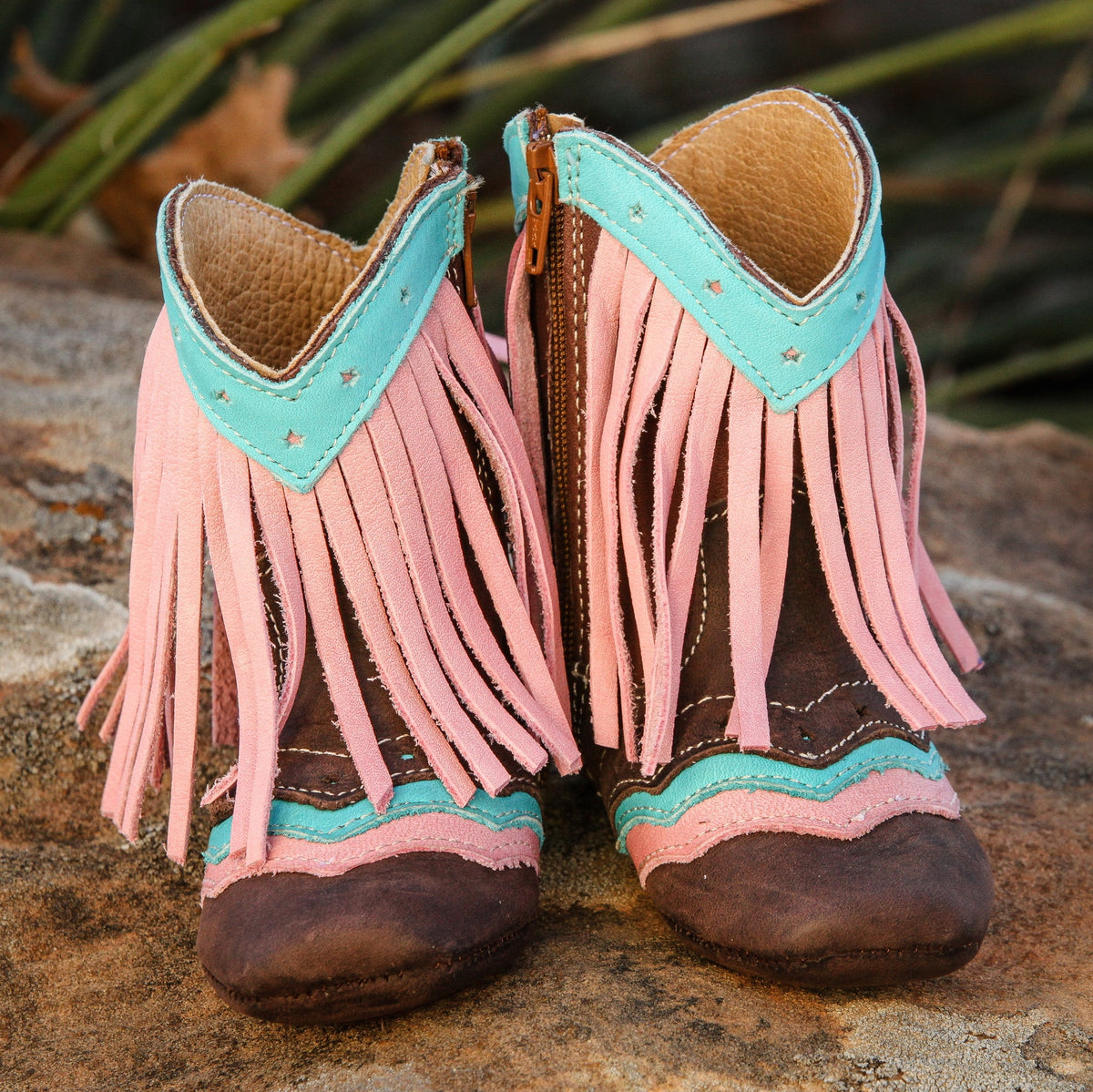 "Lyddie" Pink Boots (Sold in Pack 3)