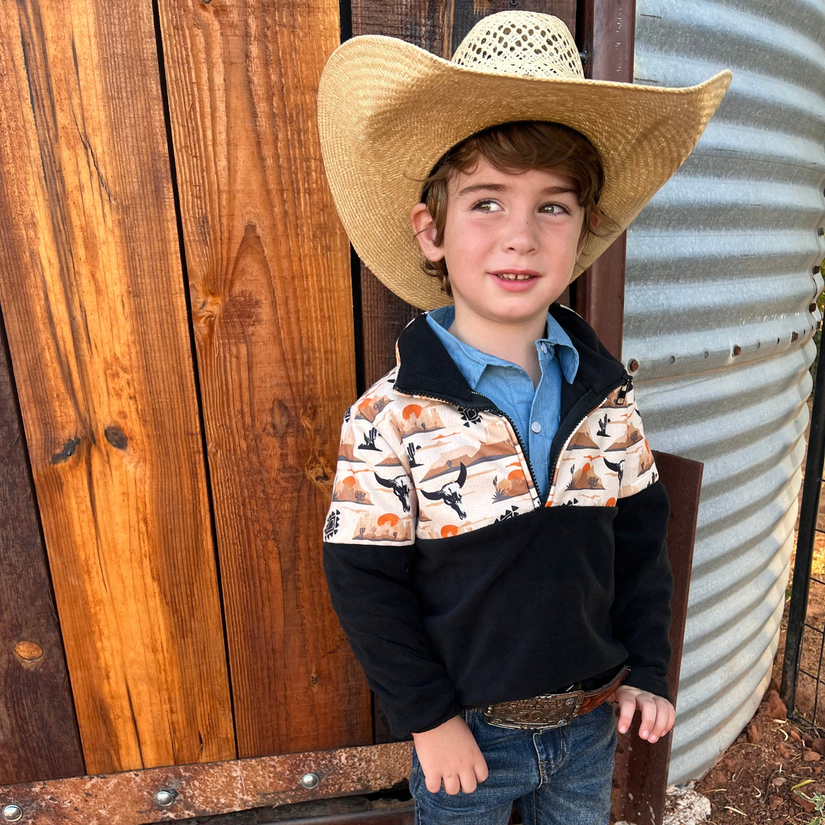 Desert Sky Fleece Zip Up Size 6-7  ( Sold pack of 2)