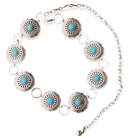 Circle Concho Belt (Sold pack of 2)