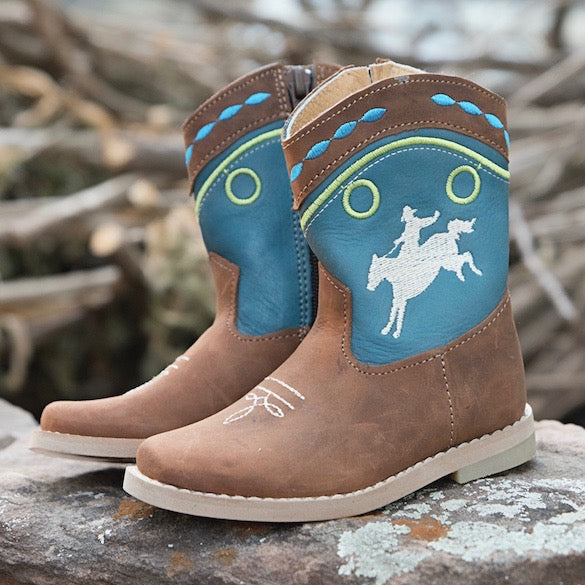 "Syd" Bucking Horse Toddler/Kid Boots (Sold in Pack)
